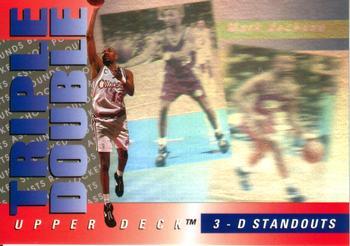 1993-94 Upper Deck French - Triple Double #TD5 Mark Jackson Front