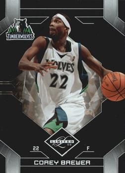 2009-10 Panini Limited #72 Corey Brewer Front