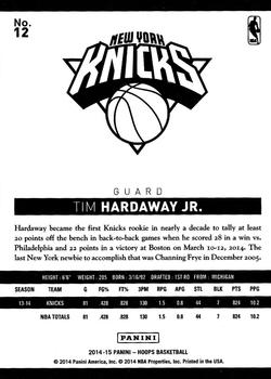 2014-15 Hoops #12 Tim Hardaway Jr. Back