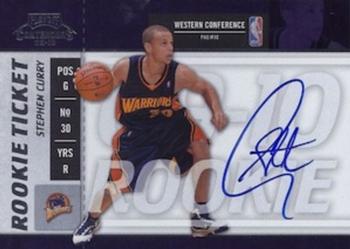 2009-10 Panini Playoff Contenders #106 Stephen Curry Front