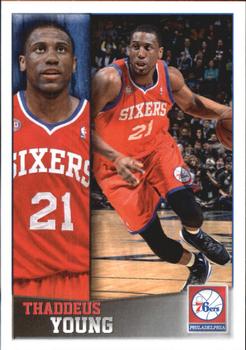 2013-14 Panini Stickers #40 Thaddeus Young Front