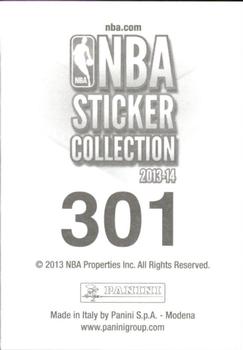 2013-14 Panini Stickers #301 Isaiah Thomas Back