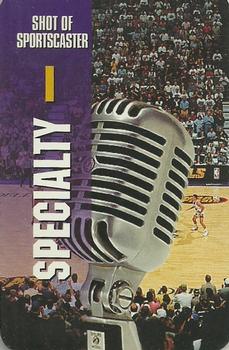 1998 NBA Interactive TV Card Game #NNO Shot of Sportscaster Front