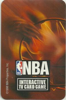 1998 NBA Interactive TV Card Game #NNO Shot Clock Expired Back