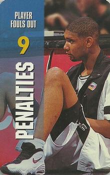 1998 NBA Interactive TV Card Game #NNO Tim Duncan Front