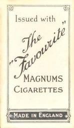 1925 Teofani & Co Magnums #16 Packey Mahoney Back