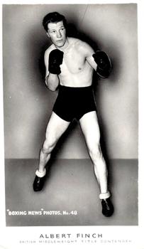 1940-70 Boxing News Photos #48 Albert Finch Front