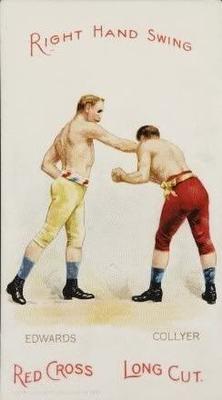 1893 P. Lorillard Co. Boxing Positions and Boxers (N266) #NNO Sam Collyer / Billy Edwards Front