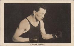 1922 Boys’ Friend Rising Boxing Stars #13 Eugene Criqui Front