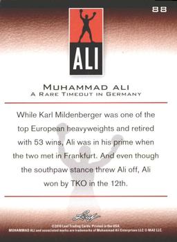 2011 Leaf Muhammad Ali #88 Muhammad Ali Back