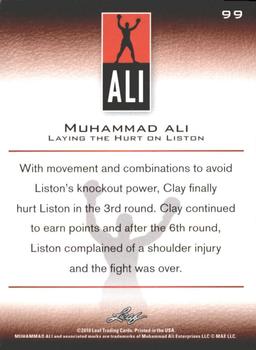 2011 Leaf Muhammad Ali #99 Muhammad Ali Back