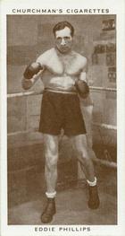 1938 Churchman's Boxing Personalities #33 Eddie Phillips Front