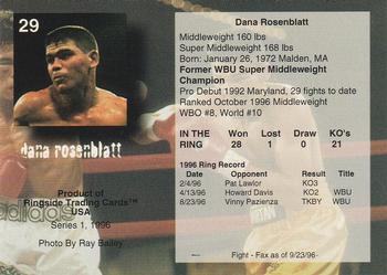 1996 Ringside #29 Dana Rosenblatt Back