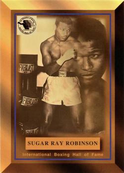 1996 Ringside - International Hall of Fame #9 Sugar Ray Robinson Front