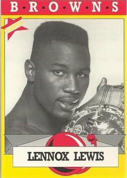 1993 Brown's #39 Lennox Lewis Front