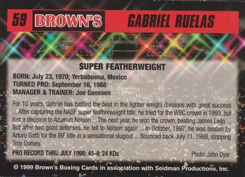 1999 Brown's #59 Gabriel Ruelas Back