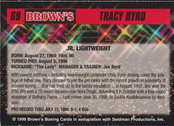 1999 Brown's #69 Tracy Byrd Back