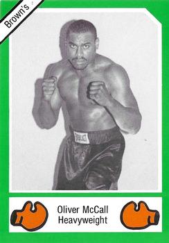 1988 Brown's #165 Oliver McCall Front