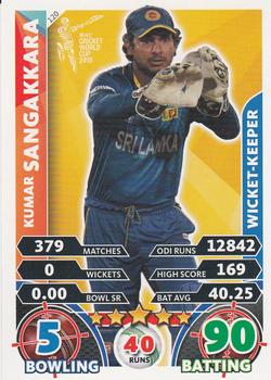 2015 Topps Cricket Attax ICC World Cup #120 Kumar Sangakkara Front