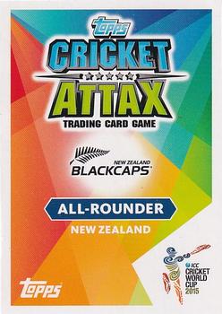 2015 Topps Cricket Attax ICC World Cup #73 Jesse Ryder Back