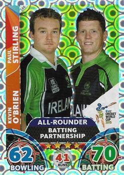 2015 Topps Cricket Attax ICC World Cup #166 Kevin O'Brien / Paul Stirling Front