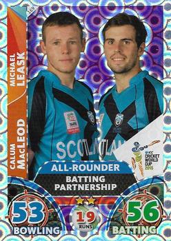 2015 Topps Cricket Attax ICC World Cup #169 Calum MacLeod / Michael Leask Front