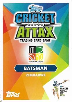 2015 Topps Cricket Attax ICC World Cup #174 Sikandar Raza / Hamilton Masakadza Back