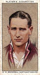 1934 Player's Cricketers #3 Alfred Bakewell Front