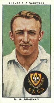 1938 Player's Cricketers #38 Don Bradman Front