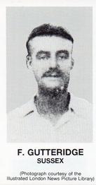 1990 A.T. Marks 1892 Sussex Cricketers  #NNO Frank Guttridge Front