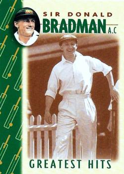 1997 Weet-Bix Sir Donald Bradman Greatest Hits #13 Sir Donald Bradman Front