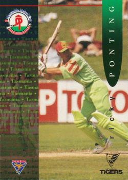 1995-96 Futera Cricket #89 Ricky Ponting Front