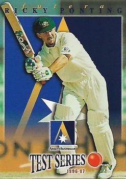 1996-97 Futera Ansett Australia Test Series #AA8 Ricky Ponting Front