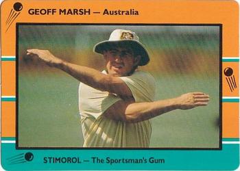 1988-89 Scanlens Stimorol Cricket #40 Geoff Marsh Front