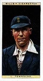 1928 Wills's Cricketers #45 Leslie Townsend Front
