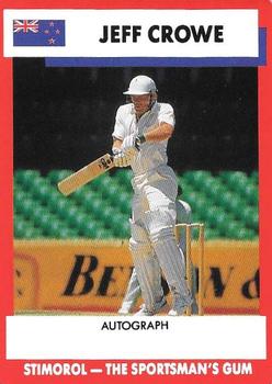 1990-91 Scanlens Cricket The Aussies vs The Poms #69 Jeff Crowe Front