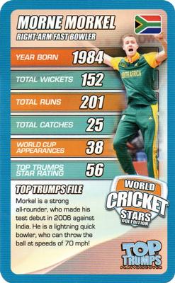 2015 Top Trumps World Cricket Stars ODI Edition #NNO Morne Morkel Front