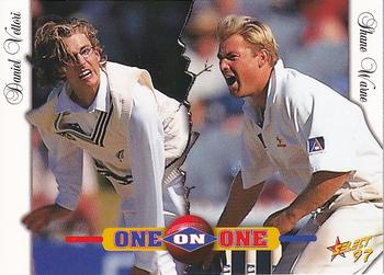 1997-98 Select #61 Shane Warne / Daniel Vettori Front