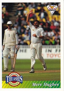 1993-94 Futera International Cricket #49 Merv Hughes Front