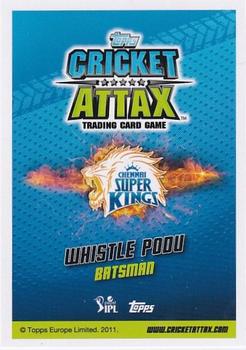2014-15 Topps Cricket Attax IPL #6 Faf Du Plessis Back