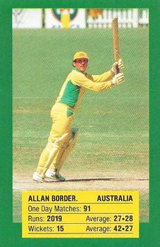 1985 Australian Dairy Kanga #FACTS-6 Allan Border Front