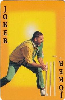1995-96 Benson & Hedges World Series Playing Cards #JOKER Merv Hughes Front
