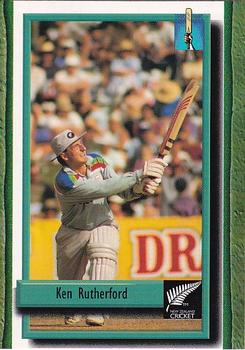 1995 The Topp Promotions Co. Centenary of New Zealand Cricket #63 Ken Rutherford Front