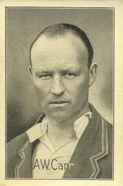 1926 Amalgamated Press Famous Test Match Cricketers #3 Arthur Carr Front