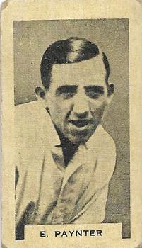 1932 Godfrey Phillips Test Cricketers #38 Eddie Paynter Front