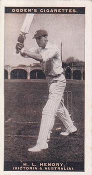 1928-29 Ogden's Australian Test Cricketers #NNO Hunter Hendry Front