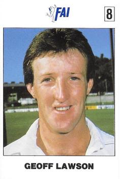 1989-90 FAI Australian Cricket Team Season 1989-1990 #8 Geoff Lawson Front