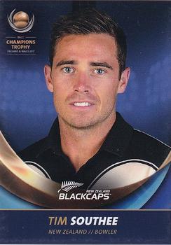 2017 Tap 'N' Play ICC Champions Trophy New Zealand #NZ-10 Tim Southee Front