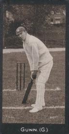 1912 F & J Smith Series Of 50 Cricketers #33 George Gunn Front