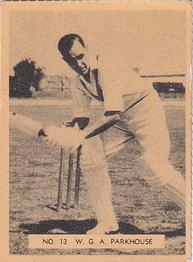 1951 Potter & Moore English Famous Cricketers #13 Gilbert Parkhouse Front